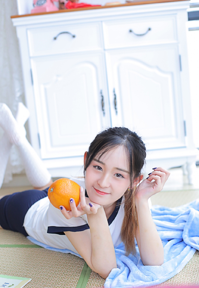 体操服美女学生妹青春靓丽图片