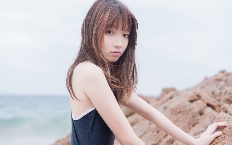 性感少女连体泳衣人体之美写真