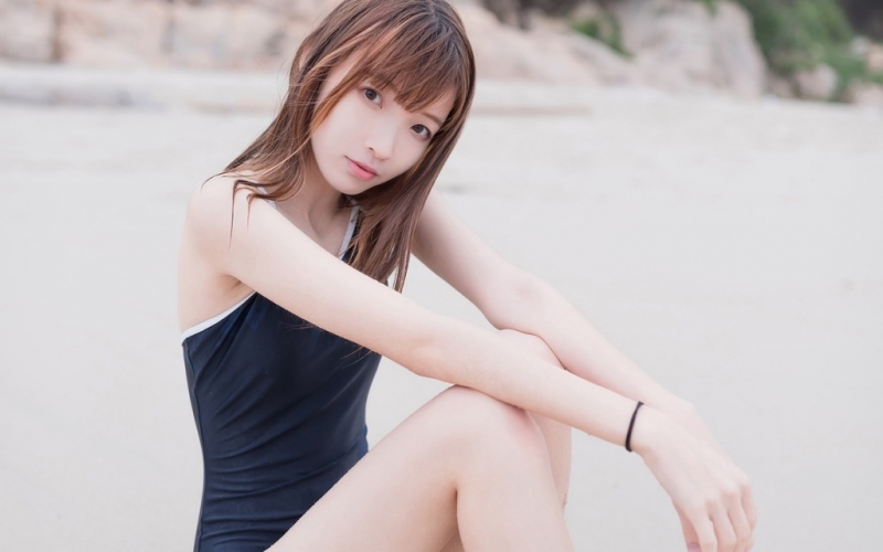 性感少女连体泳衣人体之美写真